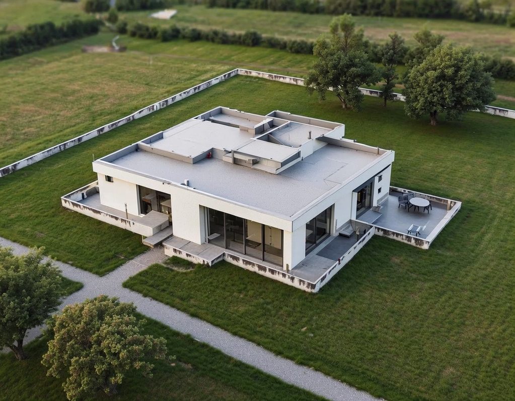 Luxury-AirB&B-Drone-Photography-Lancashire-ProView Professional aerial property photography in Lancashire showing a top-down view of a luxury residential home.